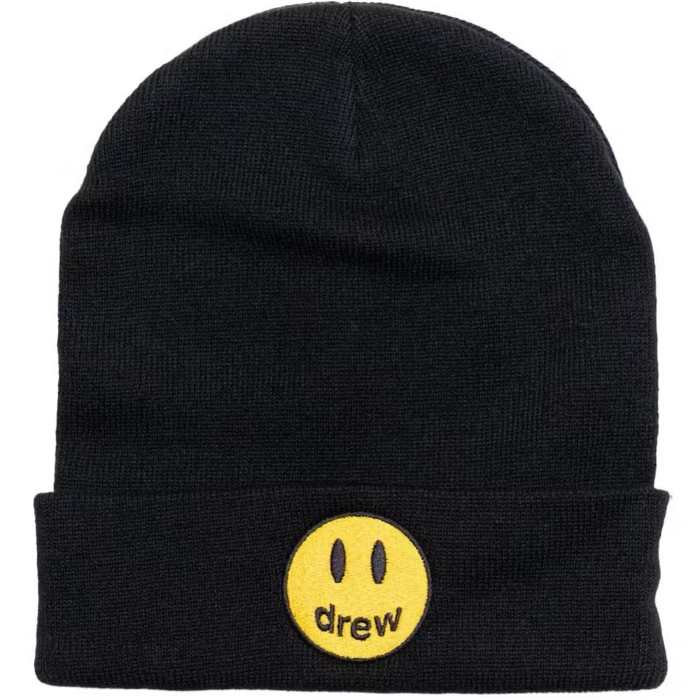 DREW HOUSE MASCOT RIB BEANIE BLACK